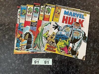 Buy Mighty World Of Marvel….hulk/daredevil/harpy……uk Comic Bundle…..lot….91 • 11.99£