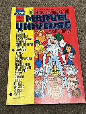 Buy Official Handbook Of The Marvel Universe - Master Edition #22 • 10£