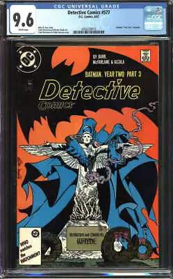 Buy Detective Comics #577 Cgc 9.6 White Pages // Todd Mcfarlane Cover Art 1987 • 71.24£