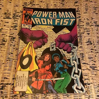 Buy Marvel Comics Power Man And Iron Fist Issue 101 1984 Impasse Maxine Lavender • 1.99£