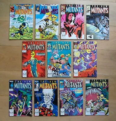 Buy THE NEW MUTANTS (vol.1) Issues #60-70 Run - Marvel 1982 - FN+ To VF+ • 13.99£