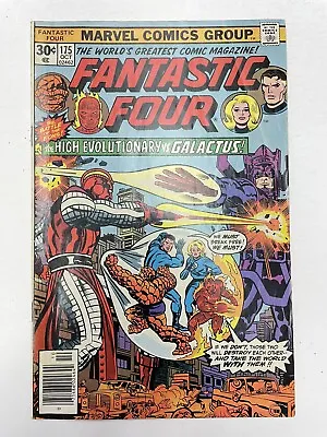 Buy Fantastic Four #175 VF- Galactus Vs High Evolutionary 1976  Marvel Comics • 19.94£