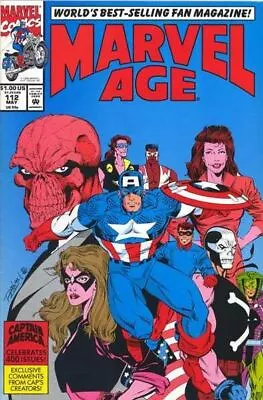 Buy Marvel Age (1983) # 112 (6.0-FN) Captain America's 400th Issue, Price Tag On ... • 2.70£