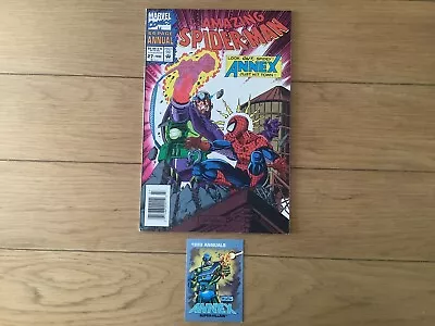 Buy AMAZING SPIDER-MAN ANNUAL #27  1993 Unsealed + TRADING CARD  ANNEX 1st App • 0.50£