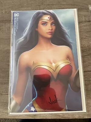 Buy JUSTICE LEAGUE #75 * NM * WILL JACK Signed COA WONDER WOMAN MINIMAL TRADE • 54.62£