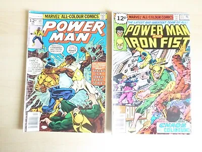 Buy 2 X  Marvel Comics POWER MAN #79 And POWER MAN And IRON FIST #55 1977 VG/FN • 1.50£