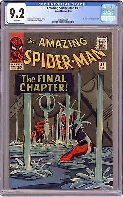 Buy Amazing Spider-Man #33 CGC 9.2 1966 4168577005 • 1,423.15£