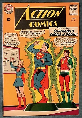 Buy Action Comics #316  Sept 1964  DC  Silver Age  • 14.22£