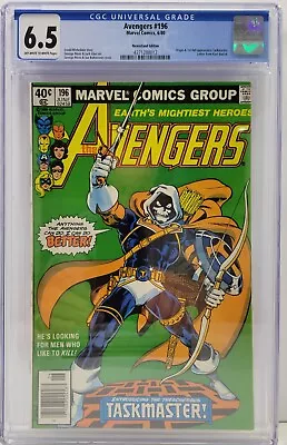 Buy Avengers #196 CGC 6.5 1st Appearance Taskmaster George Perez Marvel NEWSTAND ED • 56.17£