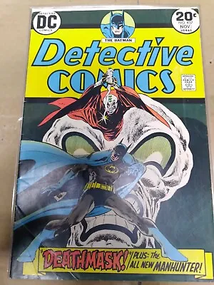 Buy DETECTIVE COMICS #437 - Adams Cover & Art -  Nov 1973 Vintage DC Comic • 17.34£