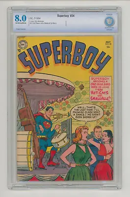 Buy Superboy #34 CBCS 8.0 Third Highest Graded Of 24 • 305£