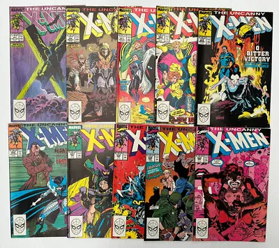 Buy Bulk Lot Of Uncanny X-Men 251-260 Marvel Comics Good Condition 10 Issue Run Set • 40£