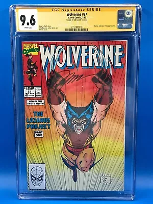 Buy Wolverine #27 - Marvel - CGC SS 9.6 NM+ - Signed By Jim Lee • 249.81£