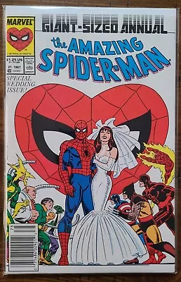 Buy Amazing Spider-Man Giant Sized Annual #21 Marvel (1987) Newsstand Edition VF+ 🔥 • 19.18£