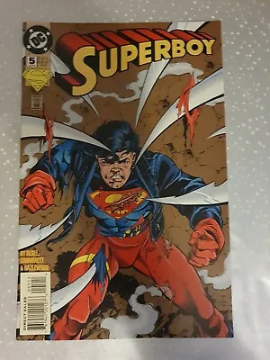 Buy DC Comics - Superboy #5 - June 1994 VFN Bag & Board  • 3.95£