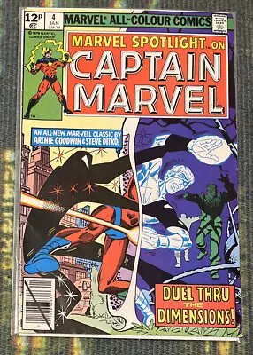 Buy Marvel Spotlight On Captain Marvel #4 Marvel Comics 1980 Sent In A CBoard Mailer • 3.99£