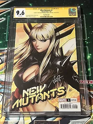 Buy 2 Signatures New Mutants #1 CGC SS 9.6 Stanley  Artgerm  Lau & Jonathan Hickman • 136.41£