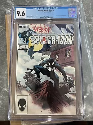 Buy Web Of Spider-Man #1 (Marvel, 1985) CGC 9.6 White Pages 1st Vulturions NEWSSTAND • 79.43£