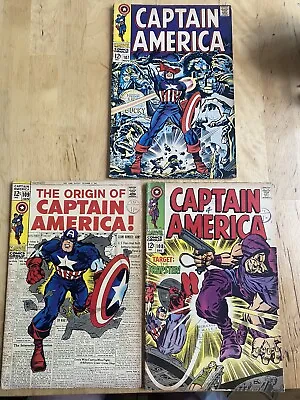 Buy Captain America 107,108,109. FN+ 1968 • 65£