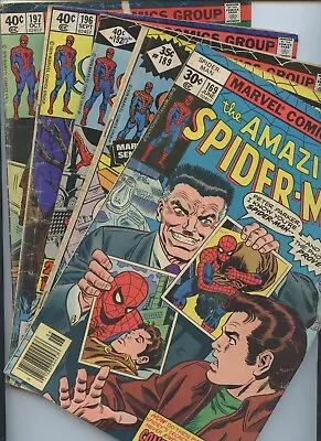 Buy Amazing Spider-Man 169,189,192,196,197,198,199,202-208,211,213-228,Annual 13-15 • 27.97£