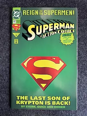 Buy Action Comics Issue #687 *foster Collection* Grade Nm/mt • 6£