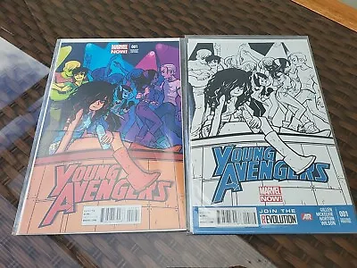 Buy YOUNG AVENGERS #1 Variant, Sketch And Color Version . NM Or Better  • 12.50£