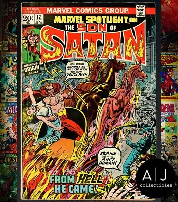Buy Marvel Spotlight #12 October 1973 VG+ 4.5 Son Of Satan Begins • 17.21£