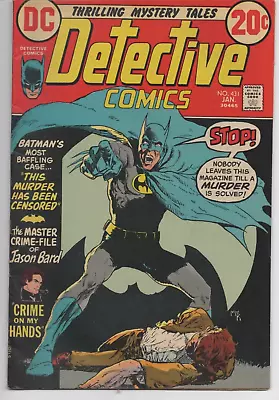 Buy Detective Comics, BATMAN, DC Comics, #431 Jan 1973 • 15.61£