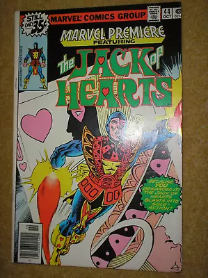 Buy MARVEL PREMIERE # 44 JACK OF HEARTS GIFFEN NEBRES 35c 1978 BRONZE AGE COMIC BOOK • 0.99£