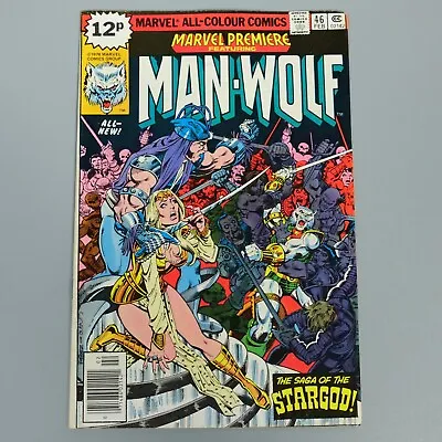 Buy Marvel Comic Premiere Feat Man-Wolf Vol.1 #46 Feb 1979 • 5£
