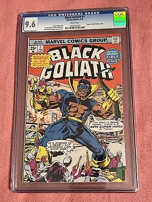 Buy Black Goliath #1 CGC 9.6 White Pages, Origin Retold, Marvel Comics￼￼! • 158.99£