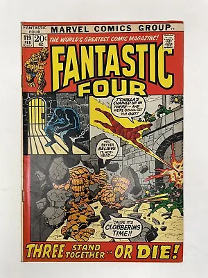 Buy Fantastic Four #119 Marvel Comics 1972 Klaw Black Panther John Buscema MCU • 8.83£