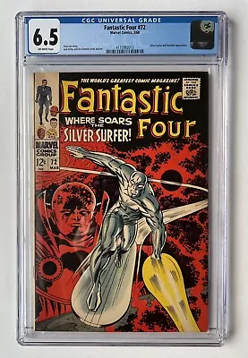 Buy Fantastic Four #72, CGC 6.5, Featuring Silver Surfer And The Watcher • 275£
