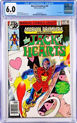 Buy Marvel Premiere #44 CGC 6.0 (Oct 1978) Jack Of Hearts, Bill Mantlo Story • 28.55£