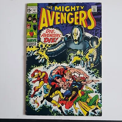 Buy The Avengers #67 Vol. 1 (1963) 1969 Marvel Comics App. Of Ultron-6 • 46.65£