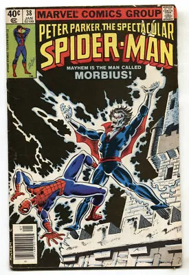 Buy SPECTACULAR SPIDER-MAN #38--Comic Book--1979--Morbius Issue--FN • 14.05£