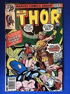 Buy Thor #276 (1978) 1st APP Of Roger “RED” Norvell As Thor; Newsstand Ed; VF- • 10.29£