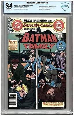 Buy Detective Comics  #483  CBCS  9.4   NM   White Pgs  4-5/79   1st App. Maxie Zeus • 67.96£