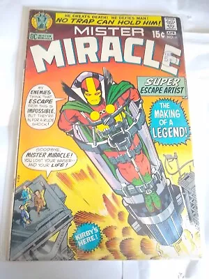 Buy Mister Miracle #1 (1971) 1st Appearance Mister Miracle Sleeved • 59.99£