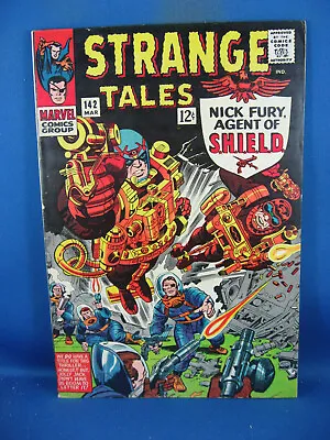 Buy Strange Tales 142 F Vf  Dr Strange 1966 Marvel Kirby • 28.11£
