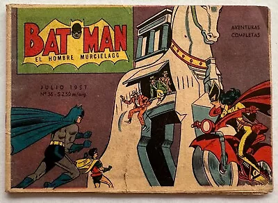 Buy Batman Vol 1 Nº 105 Spanish Batman Muchnik # 36 Argentina 1957 • 119.92£
