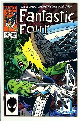Buy Fantastic Four #284 VF+ Marvel (1985) -Invisible Girl Becomes Invisible Woman • 1.59£