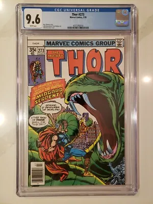 Buy Thor 273 CGC 9.6 Marvel Comic 1978 • 39.18£