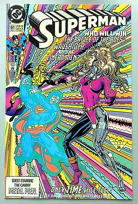 Buy Superman #61 ~ DC 1991 ~ WAVERIDER - Jurgens & Breeding NM • 4.74£