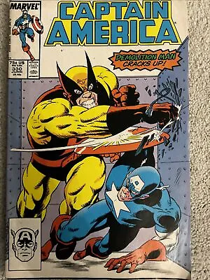 Buy CAPTAIN AMERICA Vol. 1 #330 June 1987 MARVEL Comics - D-Man • 7.49£