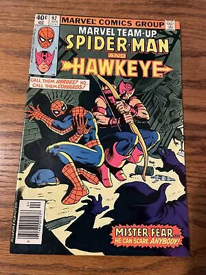 Buy Marvel Team-Up-Spider-Man And Hawkeye #92,(1980) Very Fine+ • 5.62£