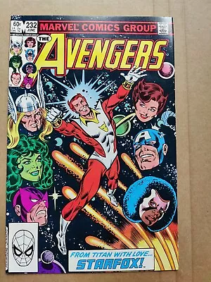 Buy Avengers #232 1982 Marvel 1st Eros As Starfox Sharp VF/NM • 9.59£