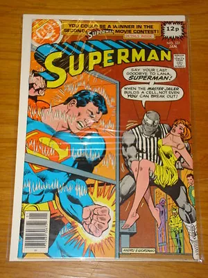 Buy Superman #331 Vol 1 Dc Comics Near Mint Condition January 1979 • 5.99£