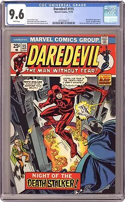 Buy Daredevil #115 CGC 9.6 1974 4373202017 • 403.76£