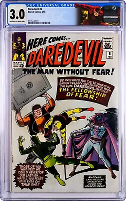 Buy Daredevil #6 (Marvel, 2/65) CGC 3.0 GD/VG (1st Appearance Mr. Fear)  Key  • 197.82£